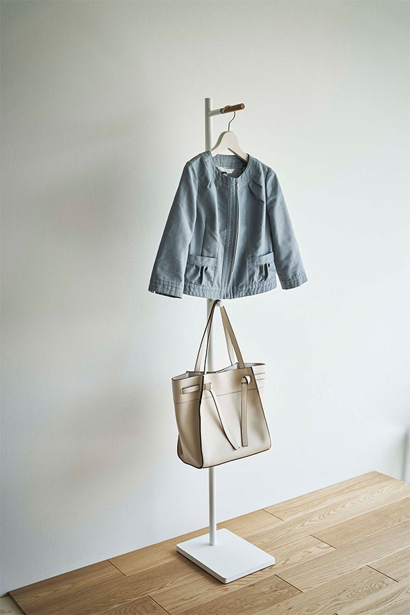 エントランスコートハンガー タワー ホワイト