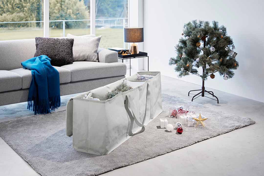 クリスマスツリー収納バッグ タワー ライトグレー