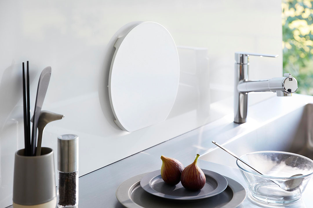 食洗機対応 マグネット抗菌まな板 タワー ラウンド ホワイト