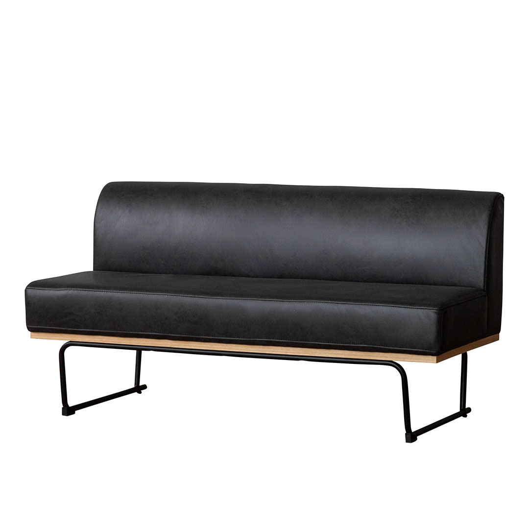 2P肘無 ダントンⅡ LT03チャコールブラック