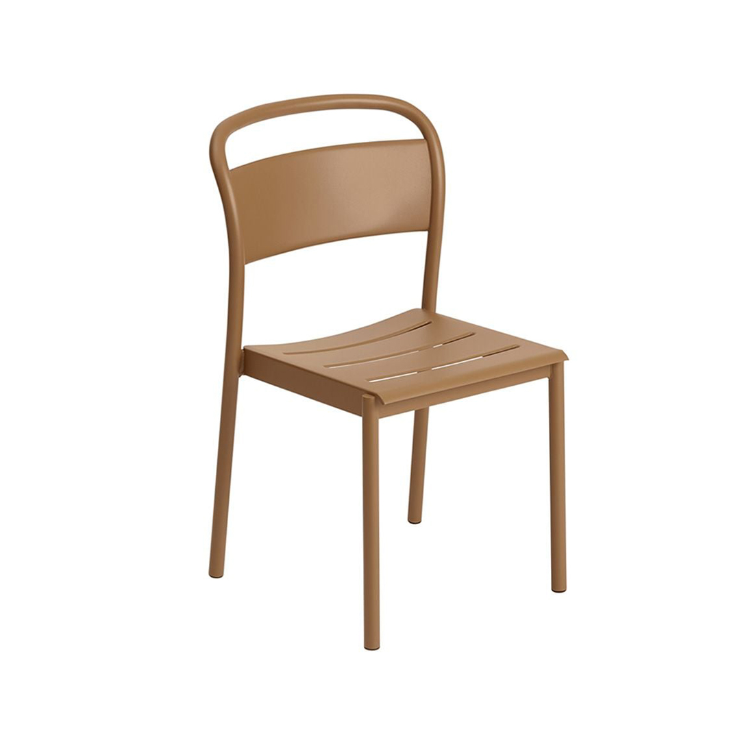 LINEAR STEEL SIDE CHAIR グレー