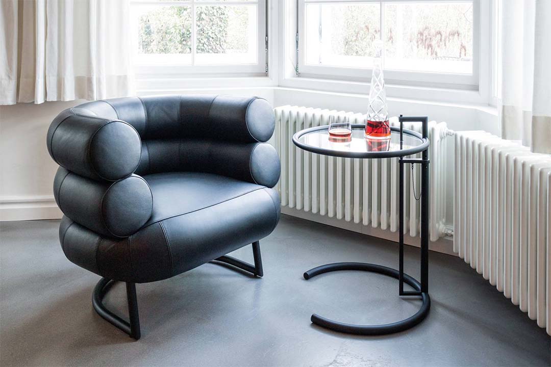 BIBENDUM（脚カラー：ブラック粉末塗装） レザー ブラック