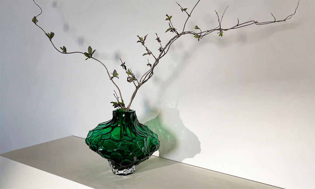 Canyon Vase Large Green