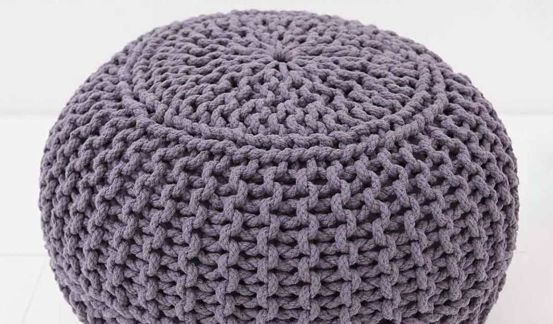 ニットプフ L ナチュラル