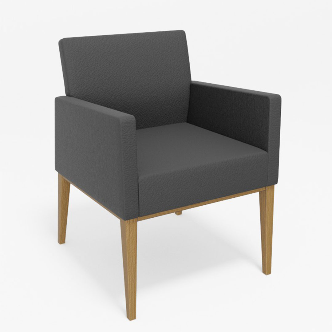 ロッタダイニングチェア肘付(脚カラー:CKOS) ディナミカ9176