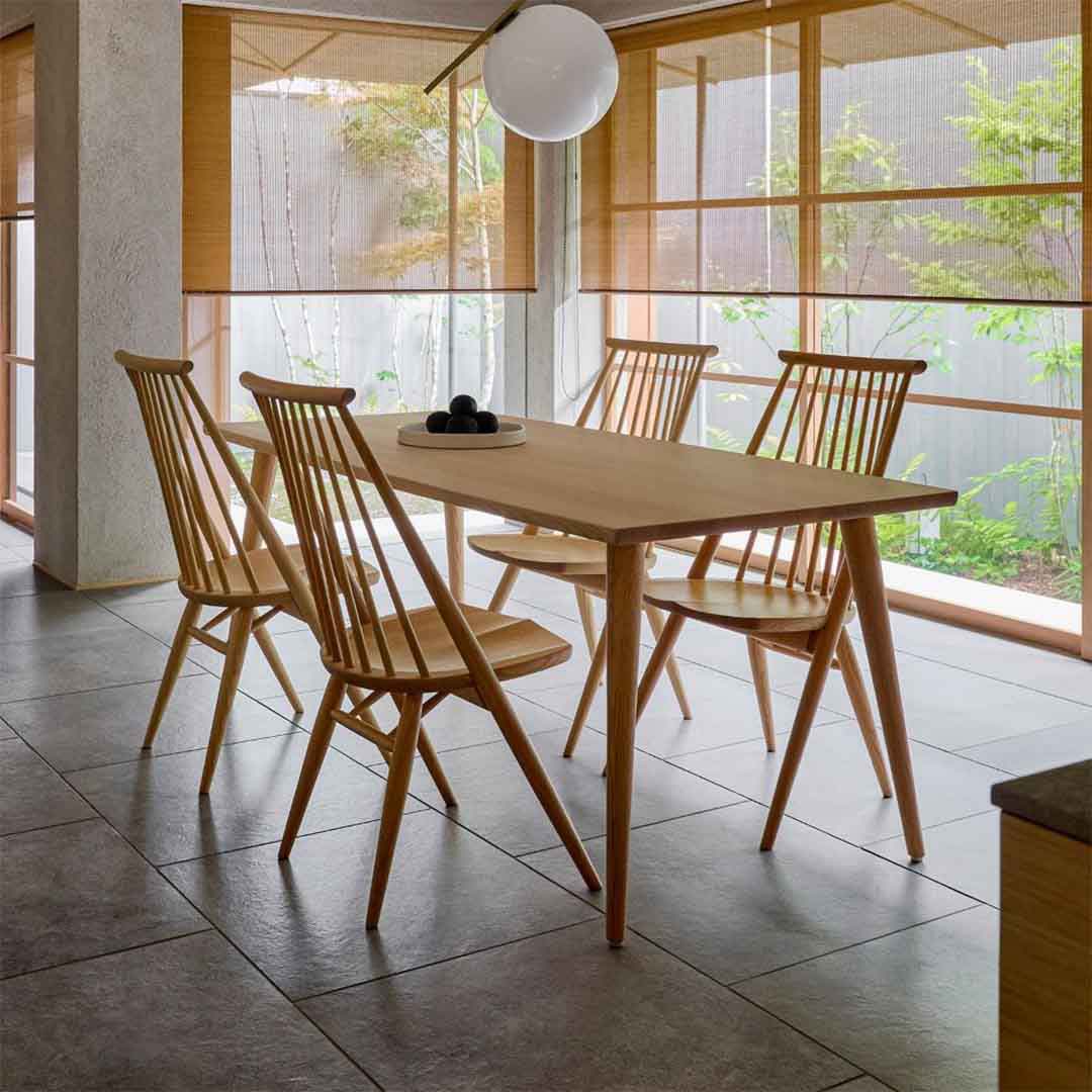 シビルダイニングテーブル W135 ウォールナットWP/オークNP