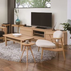 エッグテーブル ウォールナットWP