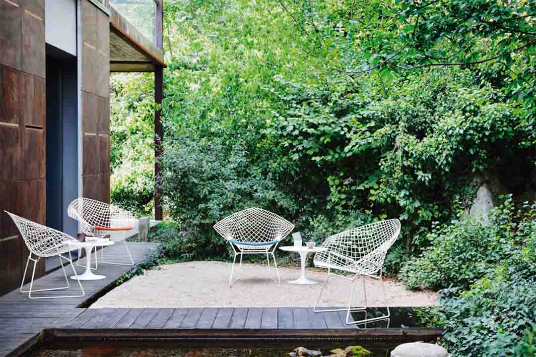 LOUNGE SEATING ダイヤモンドアｰムチェア（脚カラｰ：ポリッシュクロｰム） トーナス4_613