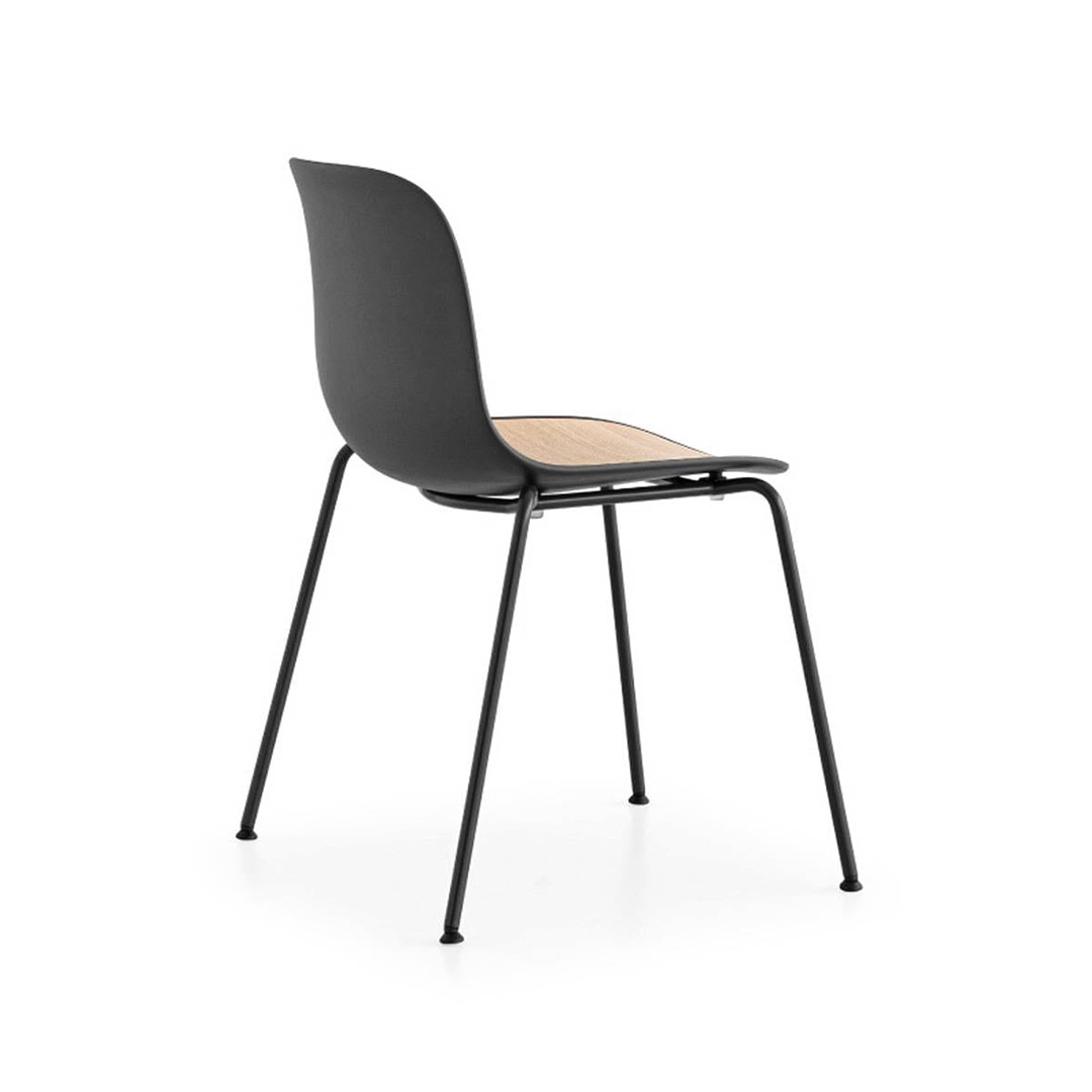 シーラ 4レッグベース（シェル：ブラック/ベース：ブラック） ブランチドオーク