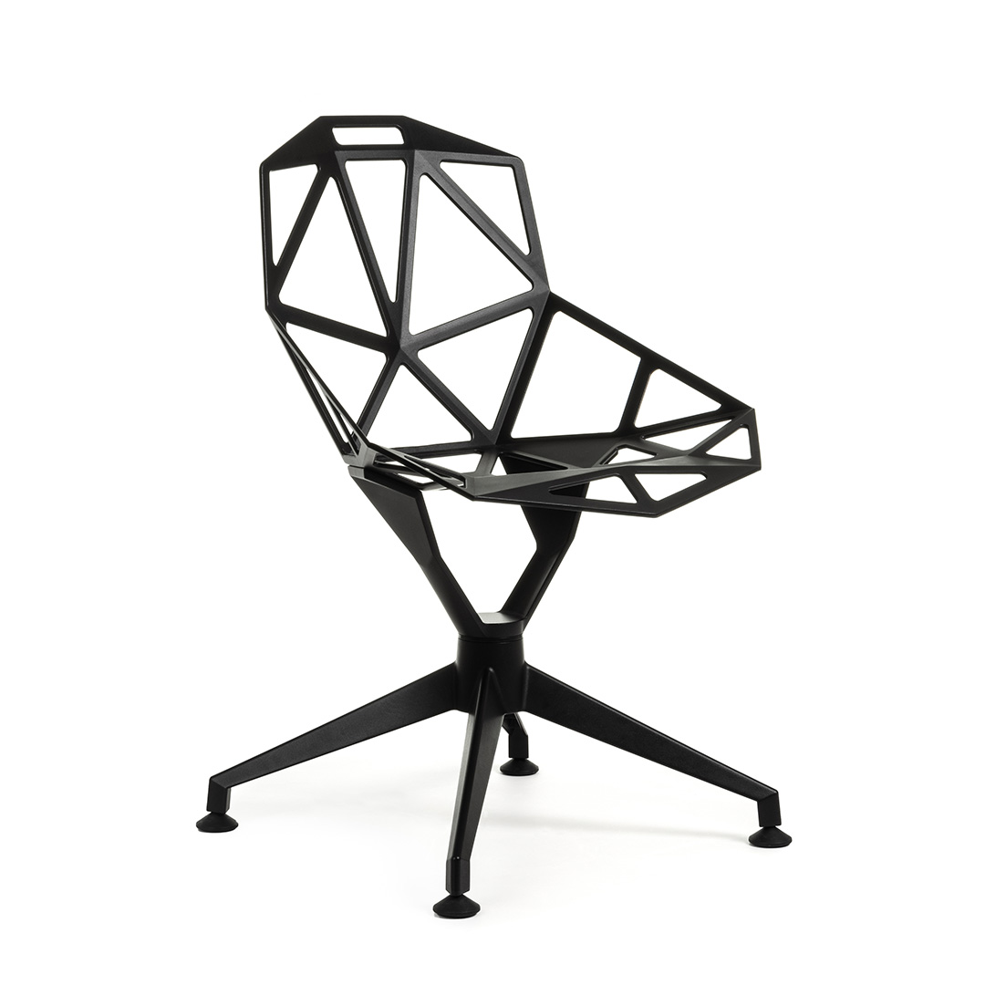 Chair_One 4star 固定 ホワイト