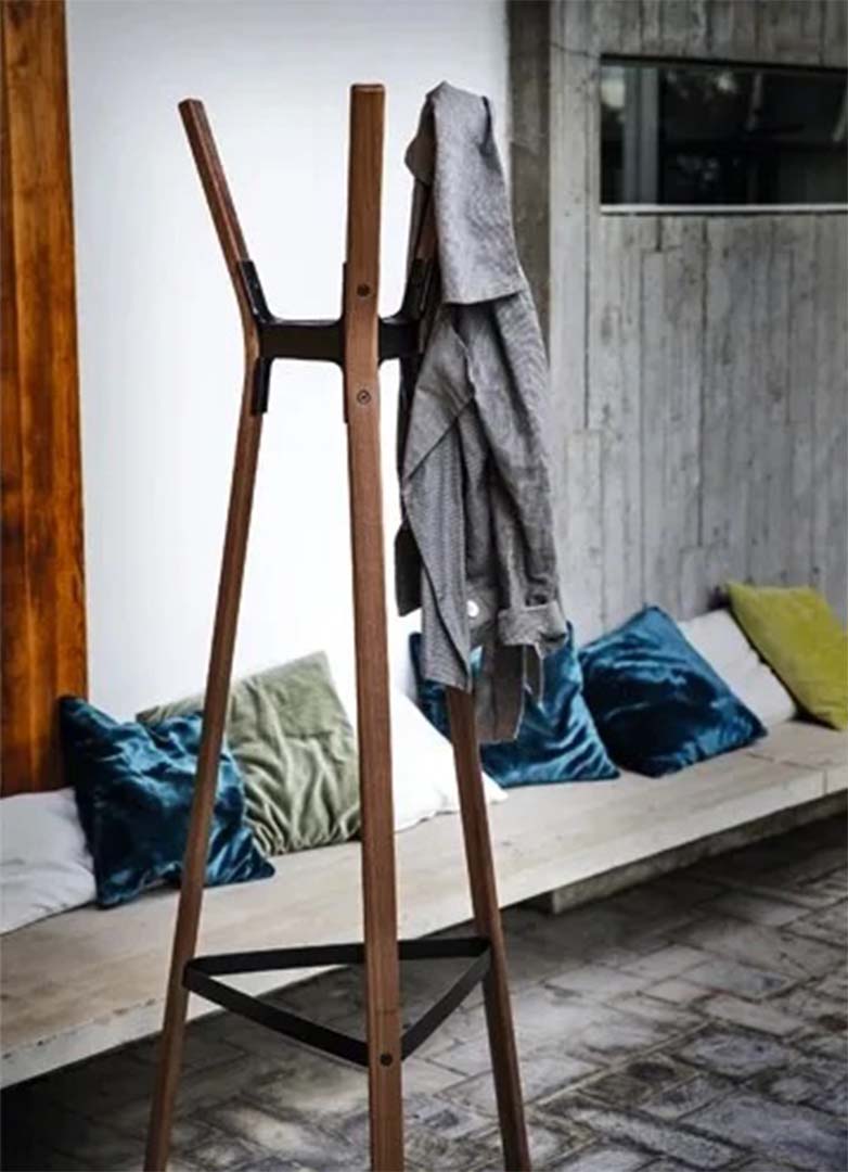 STEELWOOD COAT STAND ホワイト・ホワイト