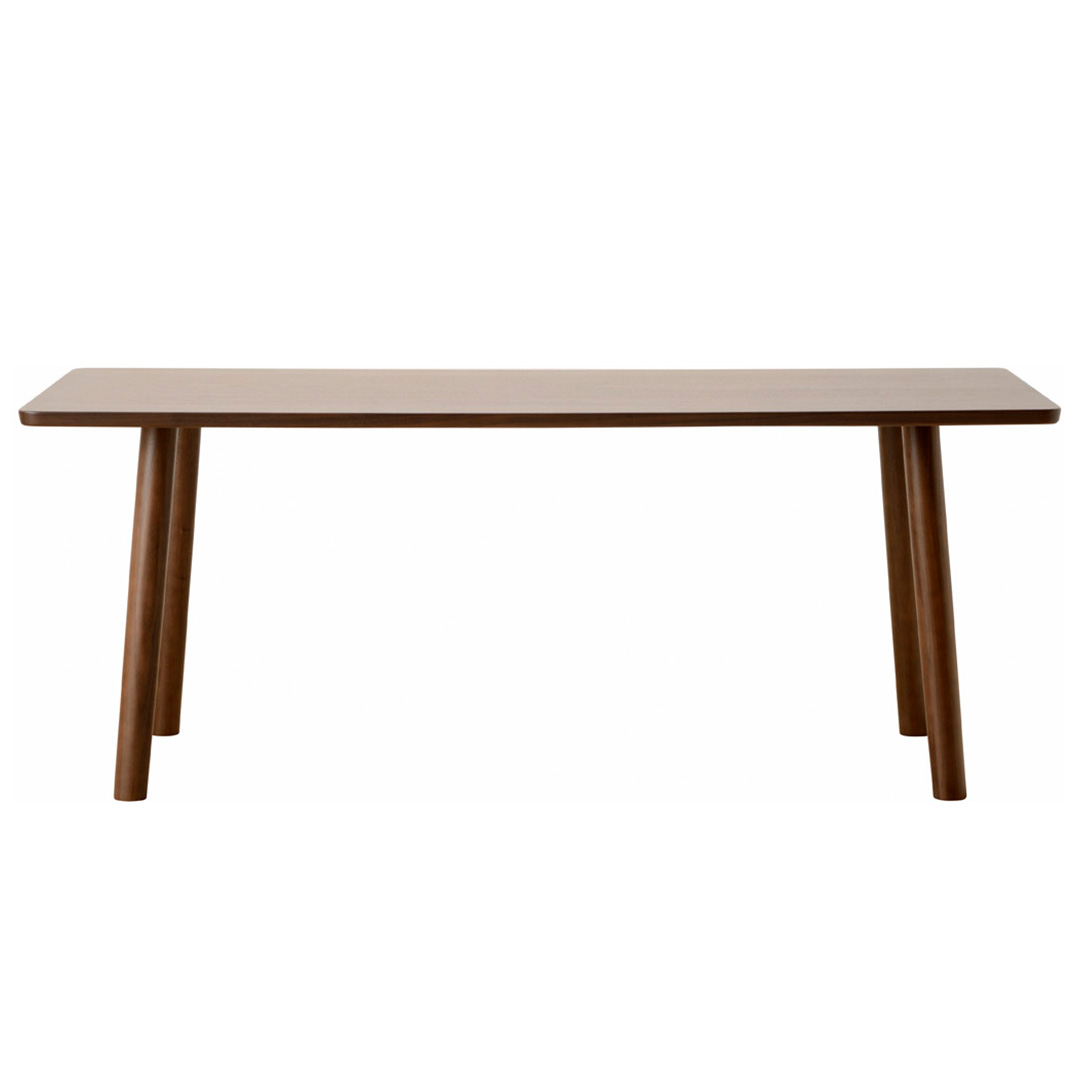 HIROSHIMAダイニングテーブル180 ウォルナット C-0ナチュラルクリア