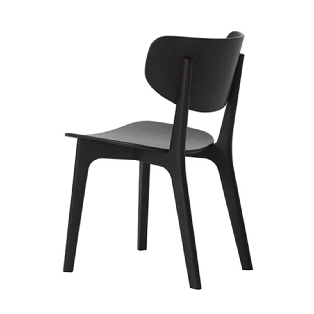 Roundishチェア オーク（板座） C-0ナチュラルクリア