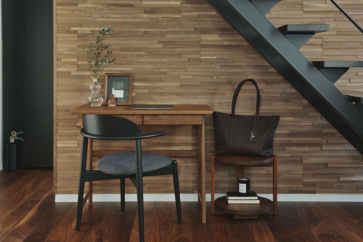 プット サイドテーブル H55 ウォールナット