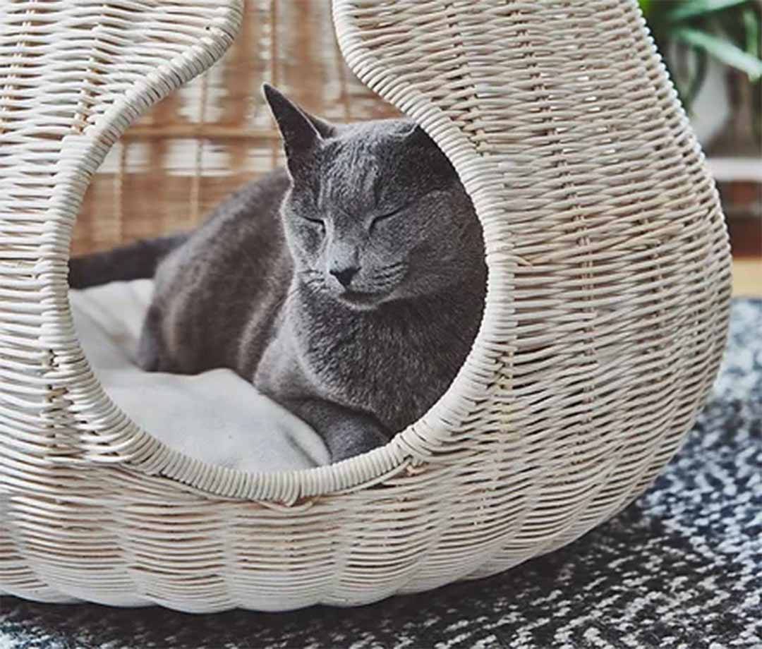 Perla Cat Cave (Basket) Natural
