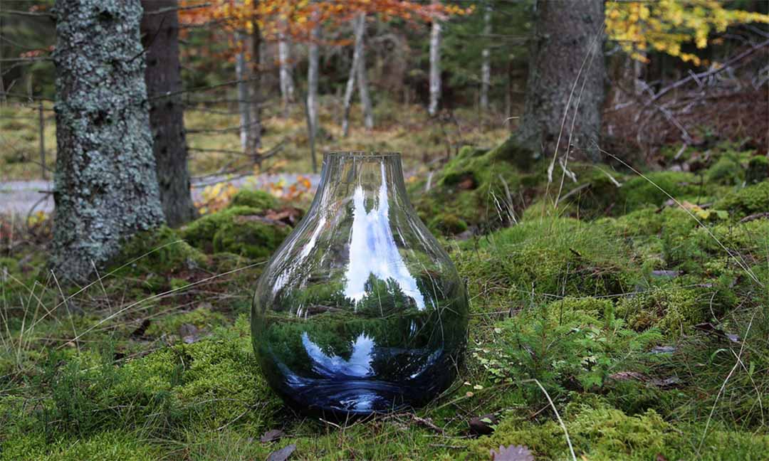 Flower vase No.24 Indigo blue