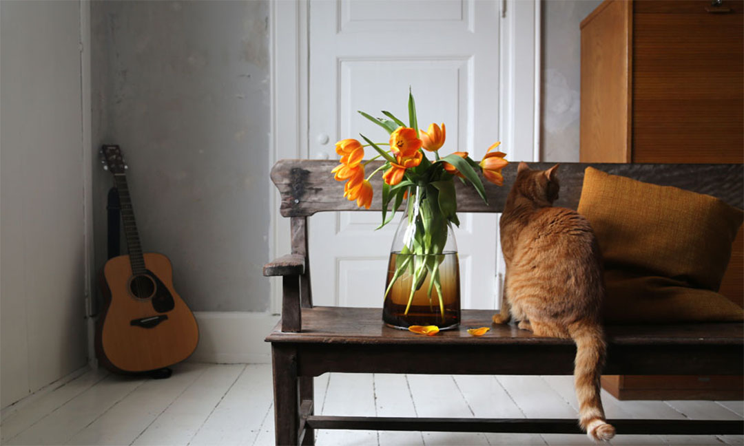 Flower vase No.3 Burnt sienna