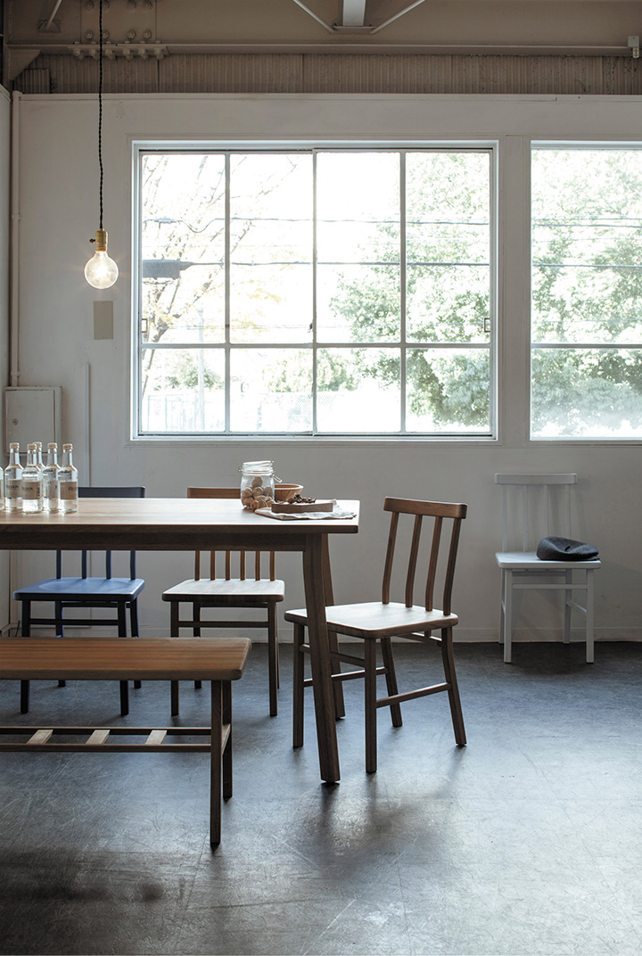 merge dining table W1500 ナチュラル