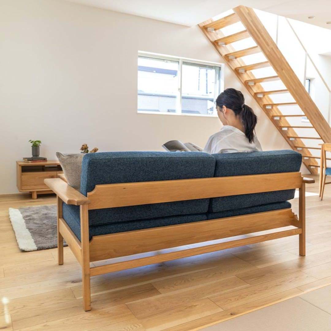 part sofa 2seater ブラック