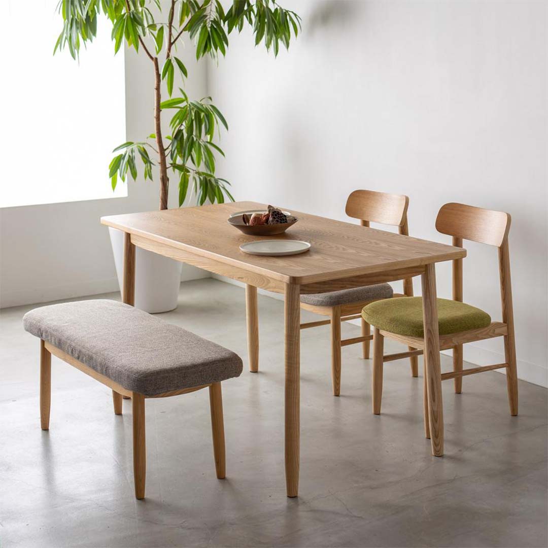 saucer dining bench グリーン