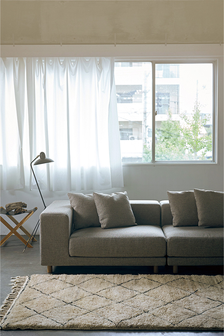 snug.unit sofa right arm ベージュ