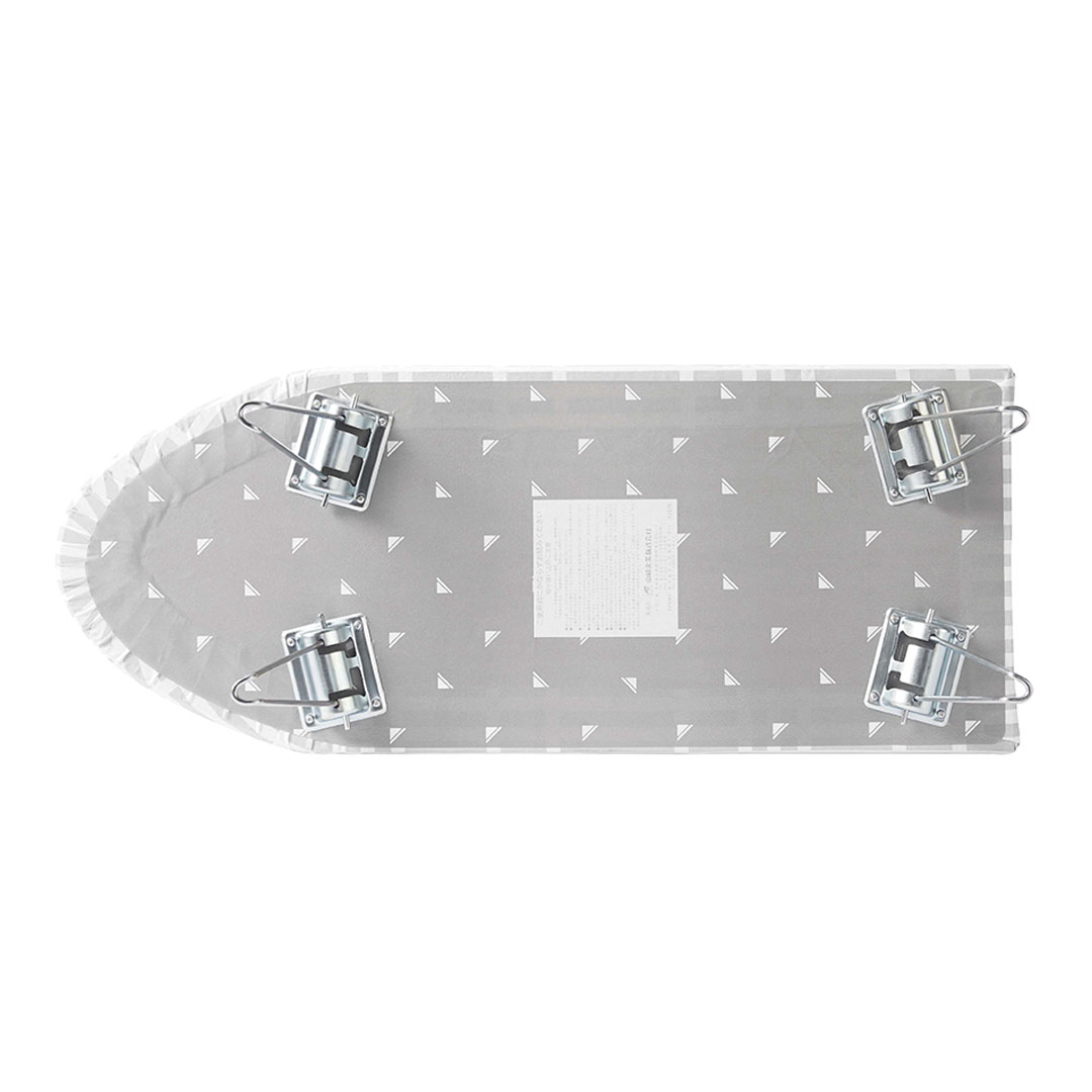 北欧風 暮らしの定番 舟型アイロン台 チェックグレー