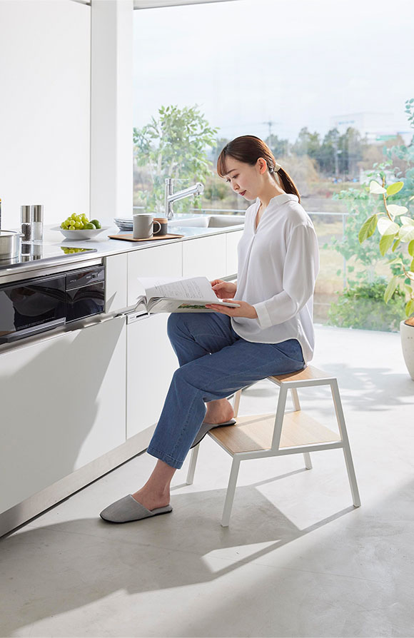 踏み台 タワー 2段 ブラック