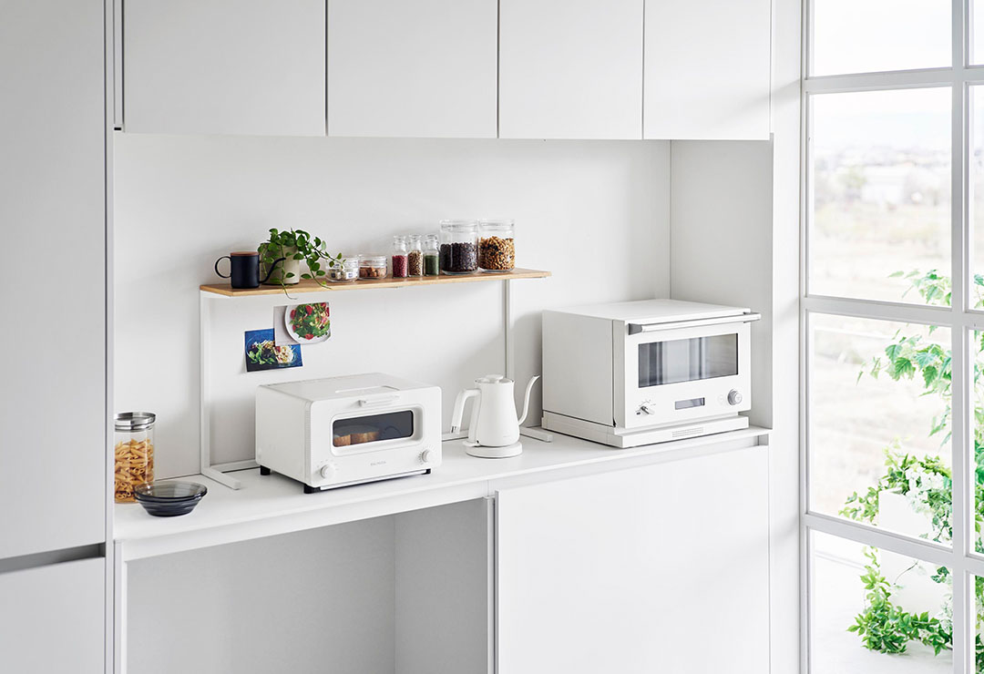 キッチンカウンター上棚 タワー ホワイト