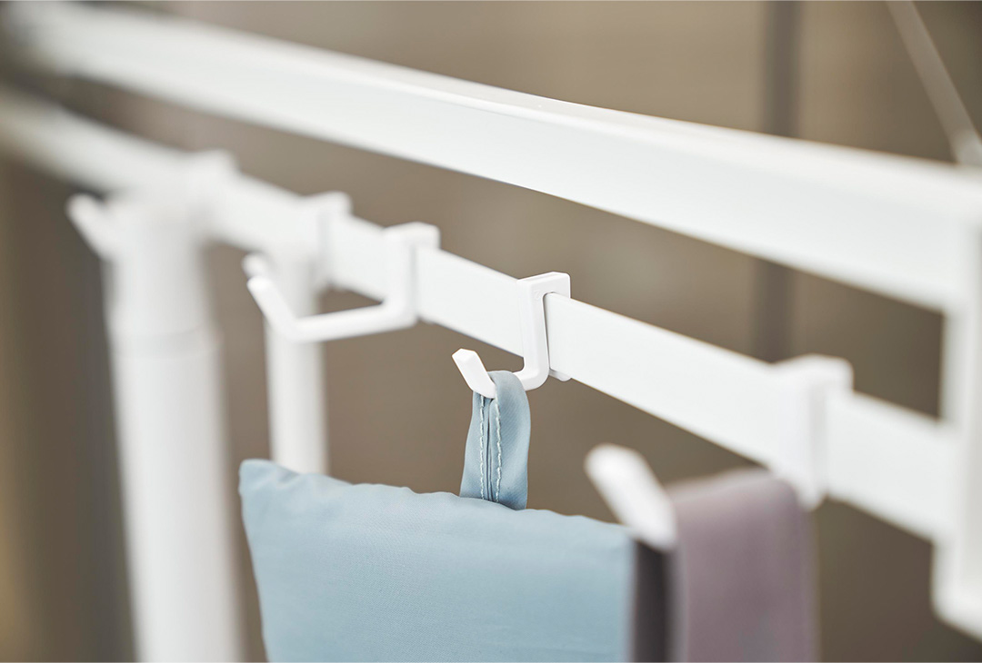 マグネット冷蔵庫横隠せるスライドフック タワー ホワイト