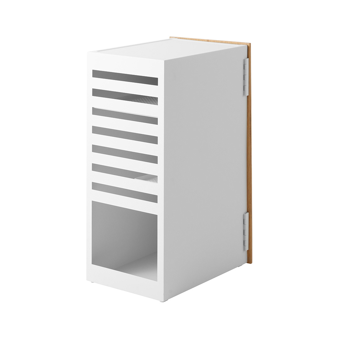 ゲーム機収納ラック タワー ブラック