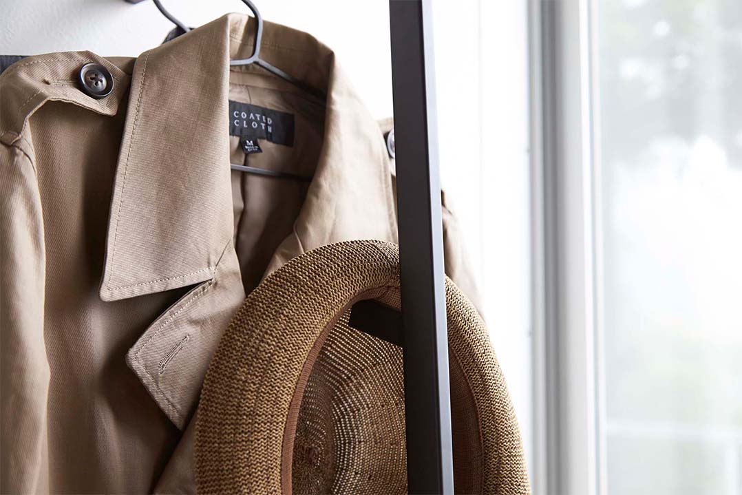 スリムコートハンガー ライン ホワイト