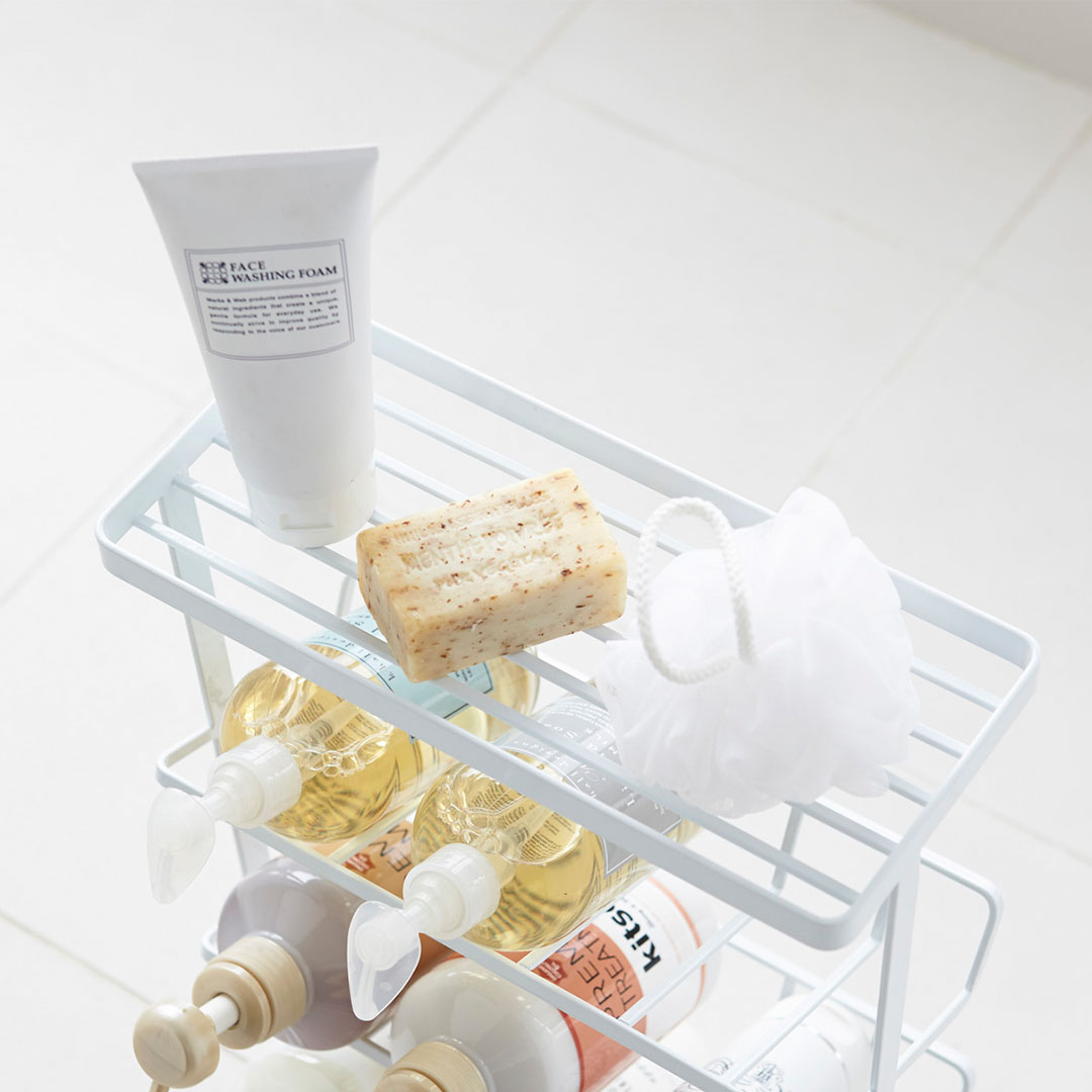 バスボトルラック タワー ホワイト