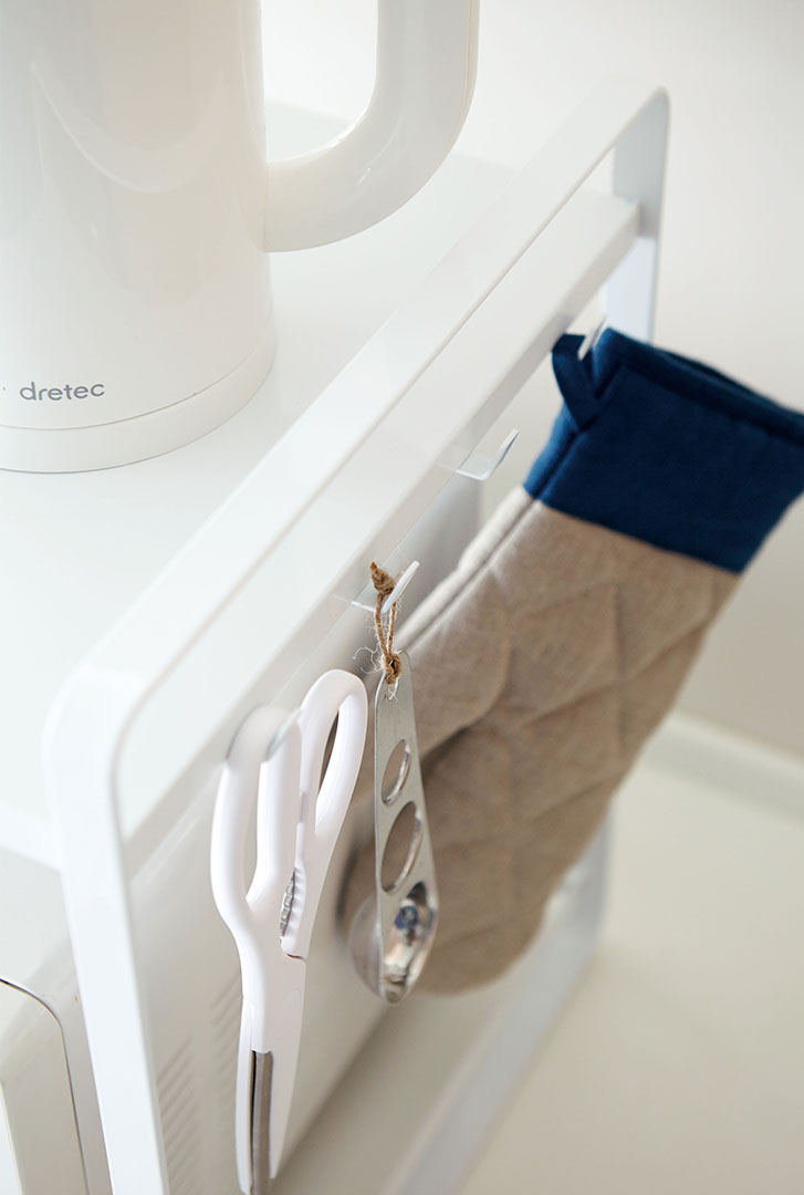 伸縮レンジラック タワー ホワイト