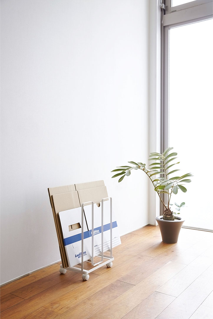 ダンボールストッカー タワー ホワイト