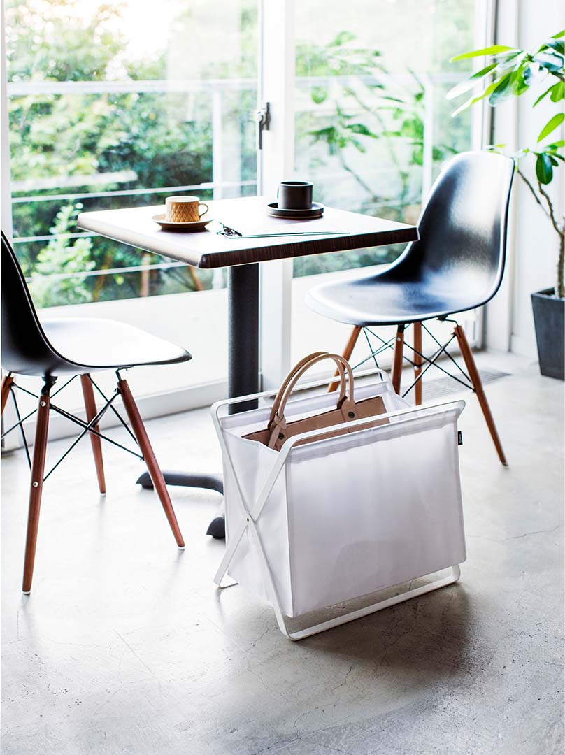 手荷物収納ボックス タワー ホワイト