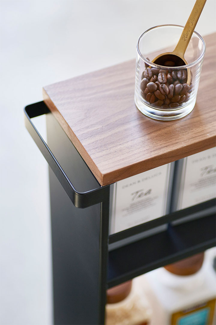 ハンドル付きスリムワゴン タワー ホワイト