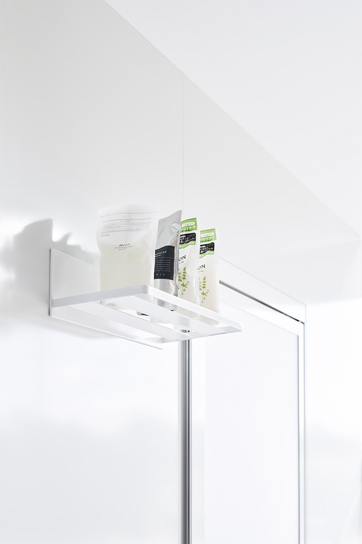 マグネットバスルーム バスタオル棚 ミスト ホワイト