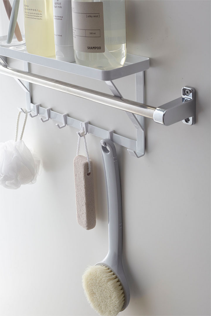 タオル掛け上ラック ミスト ホワイト