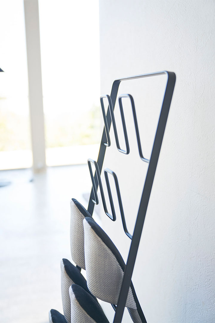 スリッパラック フレーム 6足用 スリム ホワイト