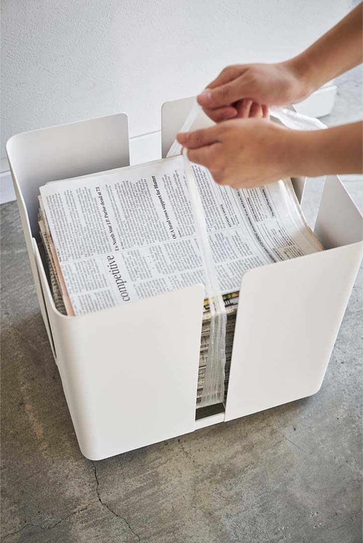 キャスター付きニューズラック タワー ホワイト