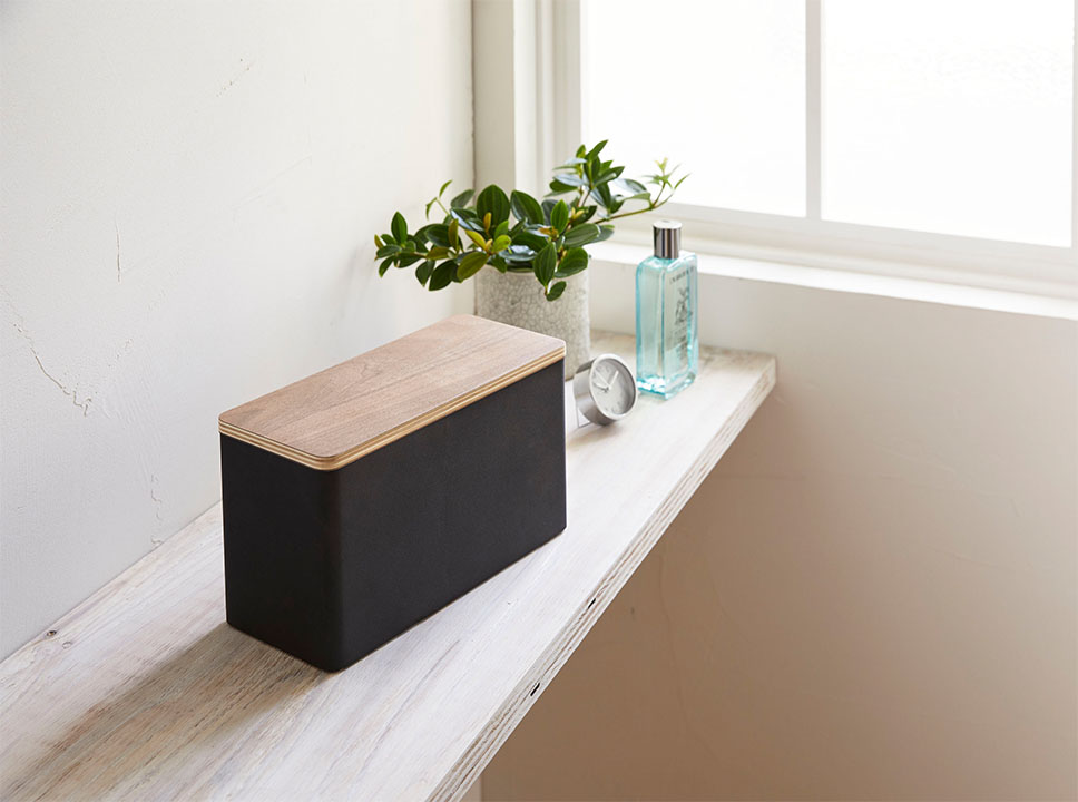 サニタリー収納ケース リン ブラウン