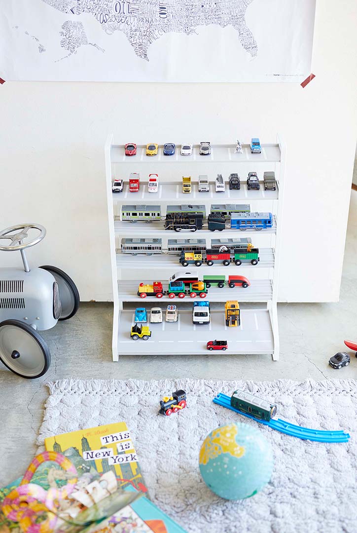 ミニカー＆レールトイラック タワー ホワイト