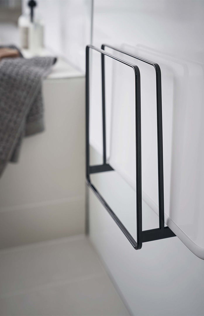 乾きやすいマグネット風呂蓋スタンド タワー ホワイト