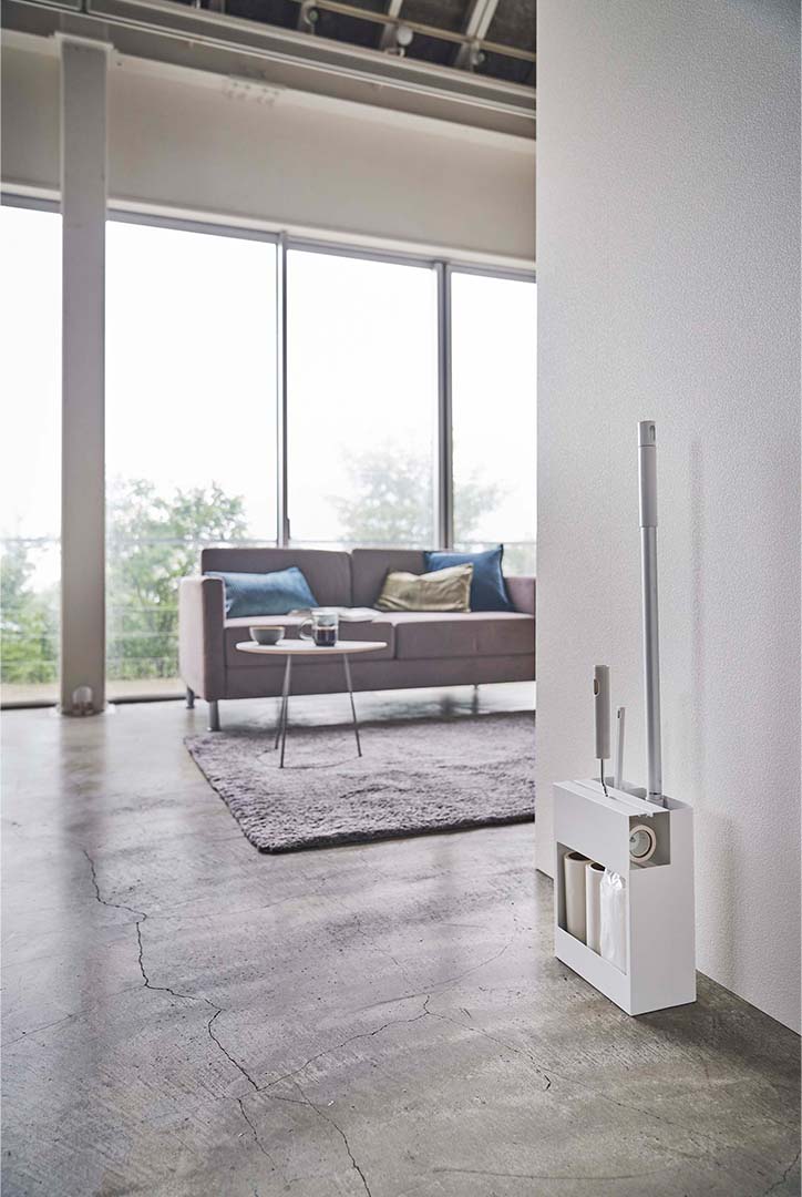 クリーナーツールオーガナイザー タワー ホワイト