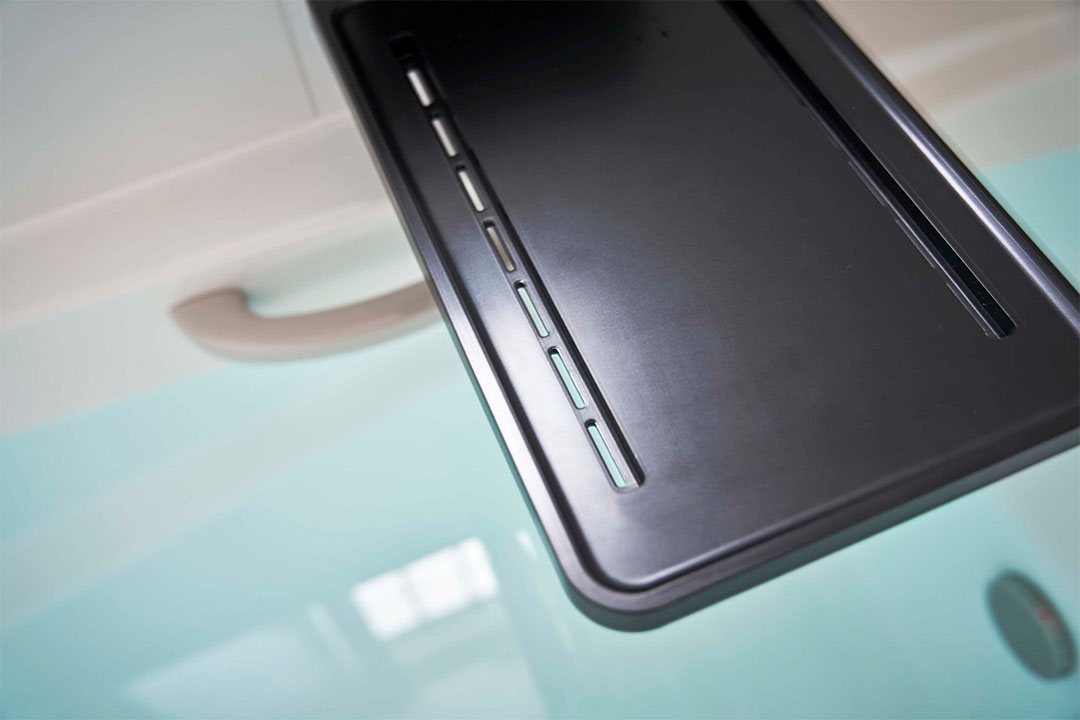 マグネットバスルーム折り畳み棚 タワー ホワイト