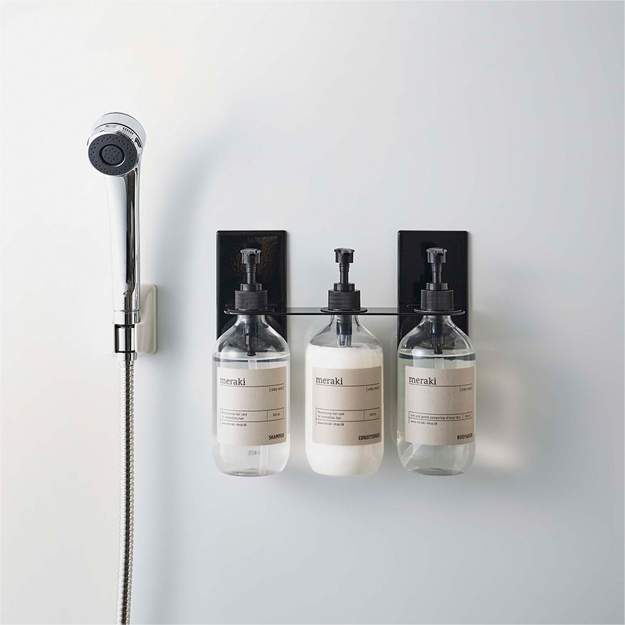 マグネットディスペンサーホルダー タワー 3連 ホワイト