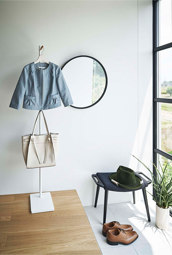 エントランスコートハンガー タワー ホワイト