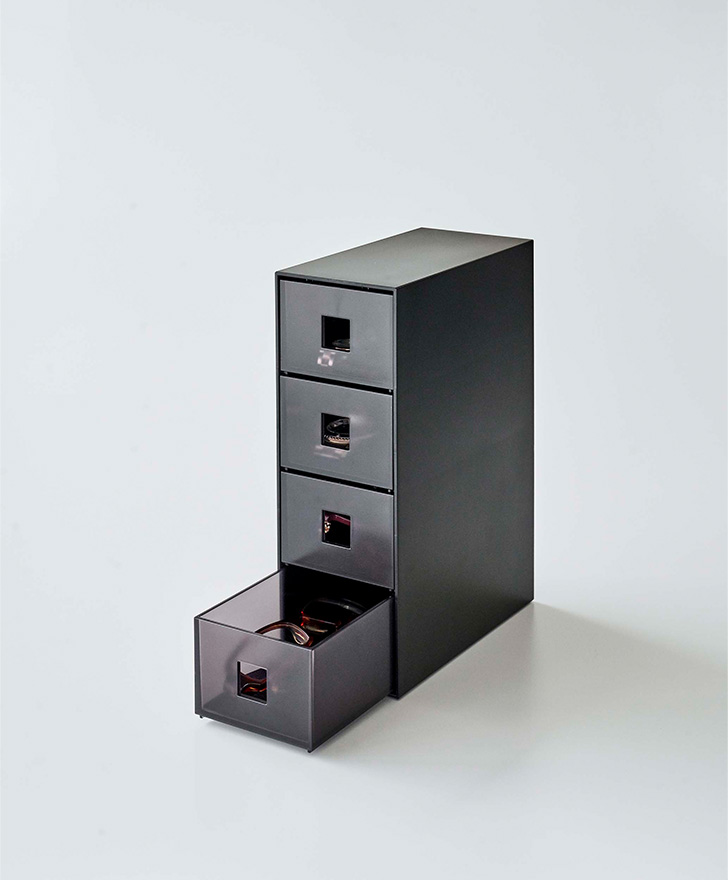 サングラス&小物収納ケース タワー ホワイト