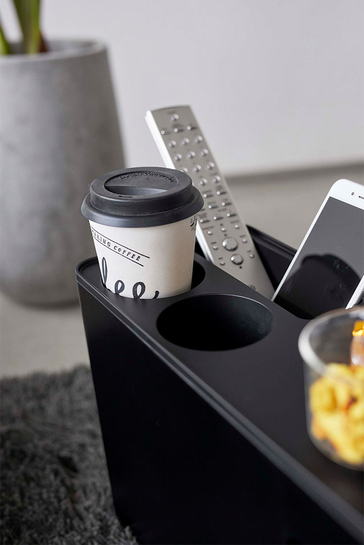 車載用コンソールゴミ箱 タワー ブラック