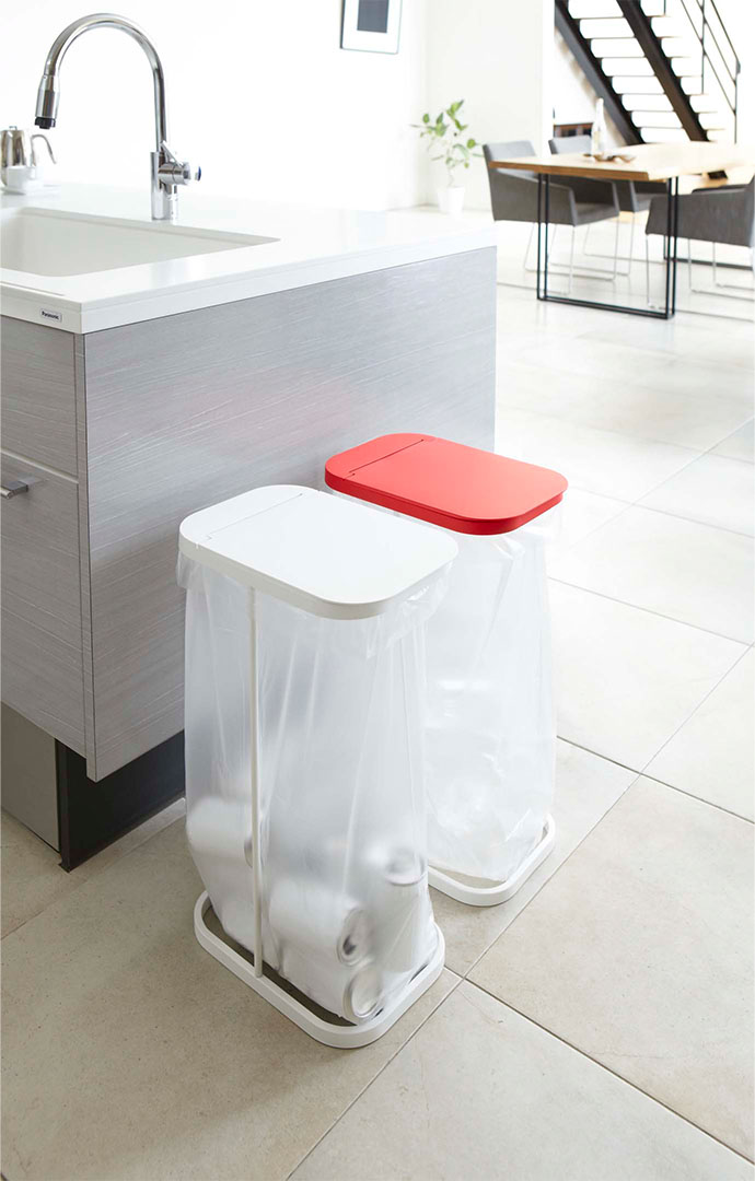 分別ゴミ袋ホルダー ルーチェ ホワイト